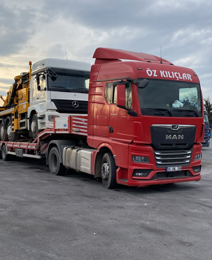 Köprü Tavan Kirişi Taşımacılığı, İş Makinesi Taşımacılığı, Proje Taşımacılığı, Fore Kazık Taşımacılığı, Geri Dönüşüm Makinesi Taşımacılığı, Trafo Taşımacılığı, LPG Tank Taşımacılığı, Silo Taşımacılığı, Petrol Arama Kulesi Taşımacılığı, Tarım Makinesi Taşımacılığı, Uzun Malzeme Taşımacılığı, Vinç Taşımacılığı, Asker TSK Taşımacılığı, Boru Taşımacılığı, Konteyner Taşımacılığı, DHMİ Devlet Taşımacılığı, Tonajlı Ring Sac Taşımacılığı
